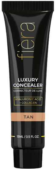 Picture of Fièra Luxury Concealer with Anti-Aging - All Day Coverage for Dark Circles, Fine Lines, Wrinkles & Spots - Tan, 0.5 Ounce