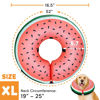 Picture of BENCMATE Protective Inflatable Collar for Dogs and Cats - Soft Pet Recovery Collar Does Not Block Vision E-Collar (XLarge, Watermelom)