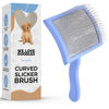 Picture of We Love Doodles Grooming Curved Slicker Brush for Long-Haired Dogs - Poodle, Golden Doodle, and Dematting (Large)