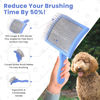Picture of We Love Doodles Grooming Curved Slicker Brush for Long-Haired Dogs - Poodle, Golden Doodle, and Dematting (Large)