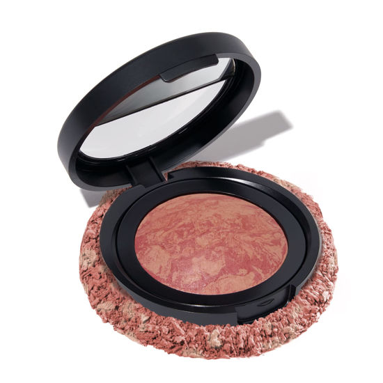 Picture of LAURA GELLER NEW YORK Baked Blush-n-Brighten Marbleized Blush-Tropical Peach Creamy Lightweight Matte Finish