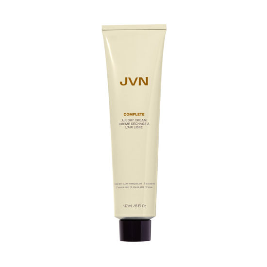 Picture of JVN No Heat Air Dry Cream, Hair Styling Cream - 5 Fluid Ounces, Smoothens and Defines Hair, Sulfate-Free, Curl Enhancing, Moisturizing, Smoothening, UV Protection for All Hair Types