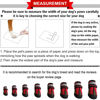 Picture of QUMY Dog Shoes for Large Dogs, Medium Dog Boots & Paw Protectors for Winter Snowy Day, Summer Hot Pavement, Waterproof in Rainy Weather, Outdoor Walking, Indoor Hardfloors Anti Slip Sole Red Size 4