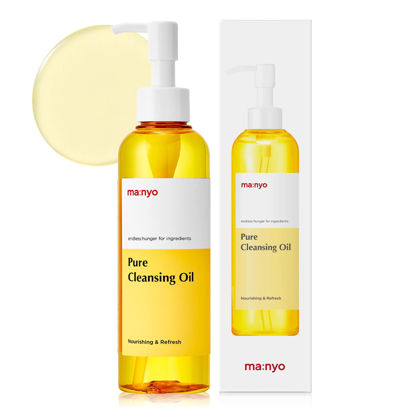 Picture of MANYO FACTORY Pure Cleansing Oil 6.7 fl oz (200ml) Korean Facial Cleanser, Blackhead Melting, Daily Makeup Removal with Argan Oil, for Women