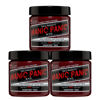 Picture of MANIC PANIC Vampire Red Hair Dye - Classic High Voltage - (3PK) Semi Permanent Hair Color - Deep Blood Red Shade With Burgundy Tones - Dark & Light Hair, Vegan, PPD & Ammonia-Free, For Coloring Hair