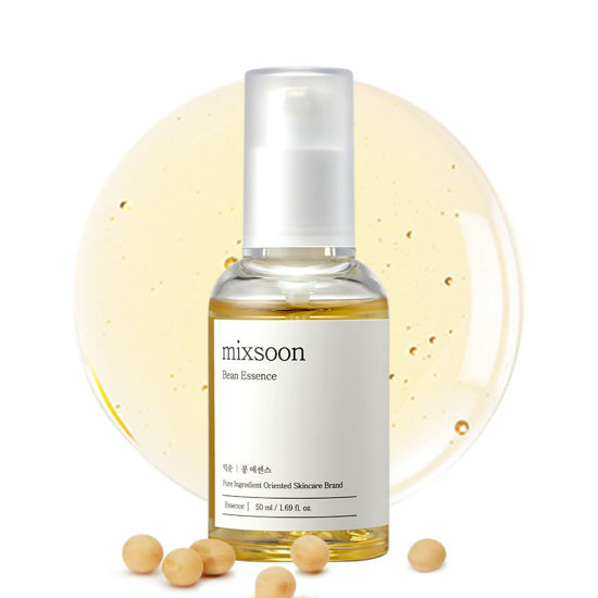 Picture of mixsoon Bean Essence, Vegansnail, Exfoliating Essence for face, Hydrating Korean Skin Care,Glassskin 1.69 fl.oz/50ml