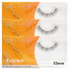 Picture of Lilac St - Feather Natural Faux Eyelash Clusters (12mm, 3 Pack) - Cat Eye Look - DIY Lash Extension Wisps - Lightweight & Lifelike - Lasts 10 Days - Cruelty Free, Vegan, Women Founded - 30 Lashes