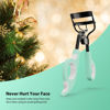 Picture of Kaasage Eyelash Curler with Pads, Lash Curler with 5 Extra Silicone Replacement Pads, Achieve Curls in 5 Seconds
