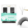 Picture of NAGARAKU W Eyelash Extensions High Capacity 54 Rows 3D Volume Premade Fan 0.07mm D Curl 7-15mm Mix Matte Black Easy Fanning yy Eye Lashes Handwoven W Shaped Wispy Cluster Professional Lash Supplies