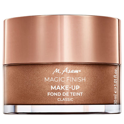 Picture of M. Asam Magic Finish Make-Up Mousse (1.01 Fl Oz) - 4in1 Primer, Foundation, Concealer & Powder With Buildable Coverage, Hides Redness And Dark Spots, Vegan, For Light To Medium Skin Tones