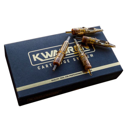 Picture of Kwadron Cartridge Bugpin Curved Magnum Shader Needles - Box of 20