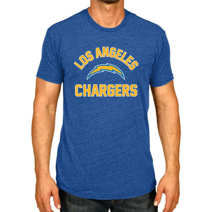 Picture of Team Fan Apparel NFL Adult Gameday T-Shirt - Cotton Blend - Tagless - Semi-Fitted - Unleash Your Team Spirit During Game Day (Los Angeles Chargers - Blue, Adult Medium)