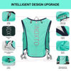 Picture of INOXTO Running Hydration Vest Backpack,Lightweight Insulated Pack with 1.5L Water Bladder Bag Daypack for Hiking Trail Running Cycling Race Marathon for Women Men (588 light green)