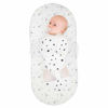 Picture of Happiest Baby SNOO Sleep Sack - 100% Organic Cotton Baby Swaddle Blanket - Doctor Designed Promotes Healthy Hip Development (Ivory Planets, Medium)