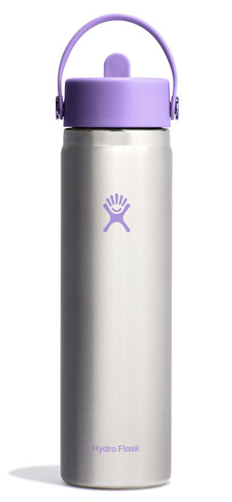 Picture of Hydro Flask 24 Oz Wide Flex Straw Lid Stainless Steel Violet