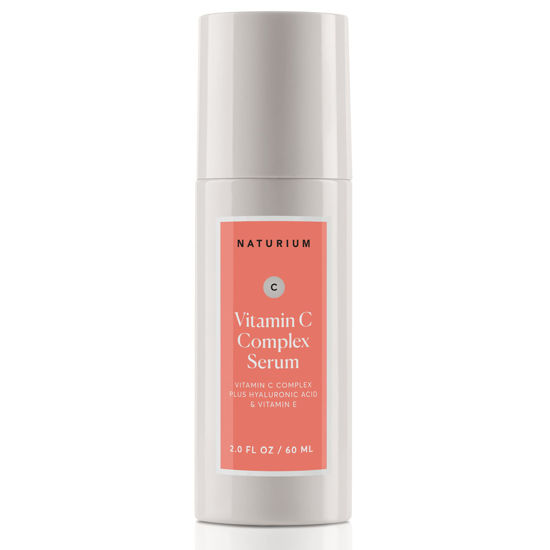 Picture of Naturium Vitamin C Complex Face Serum Jumbo, Anti-Aging Facial Treatment with Hyaluronic Acid & Vitamin E, 2 oz