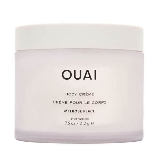 Picture of OUAI Body Cream, Melrose Place - Hydrating Whipped Body Cream with Cupuaçu Butter, Coconut Oil and Squalane - Softens Skin and Delivers Healthy-Looking Glow - Sulfate Free Skin Care - 7.5 Oz