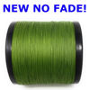 Picture of Reaction Tackle Braided Fishing Line NO Fade Low Vis Green 15LB 1500yd