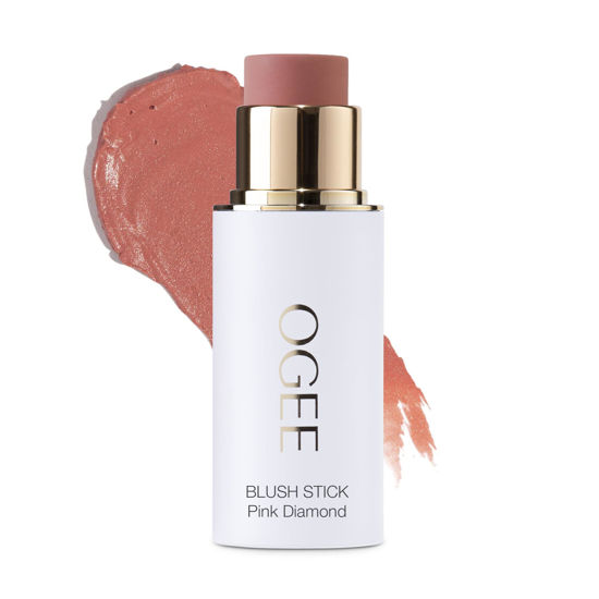 Picture of Ogee Sculpted Face Stick (PINK DIAMOND - MATTE NEUTRAL PINK) Certified Organic Blush Stick - Multi-Use Cream Blush & Highlighter Stick
