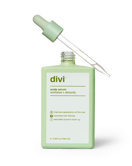 Picture of Divi Hair Scalp Serum for Women and Men - Revitalize and Balance Your Scalp - Improves Appearance of Thinning Hair, Nourishes the Scalp and Helps Remove Product and Oil Buildup, 100ml