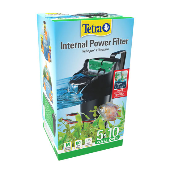 Image showcasing GetUSCart- Tetra Whisper Internal Power Filter 5 To 10 Gallons, For ...