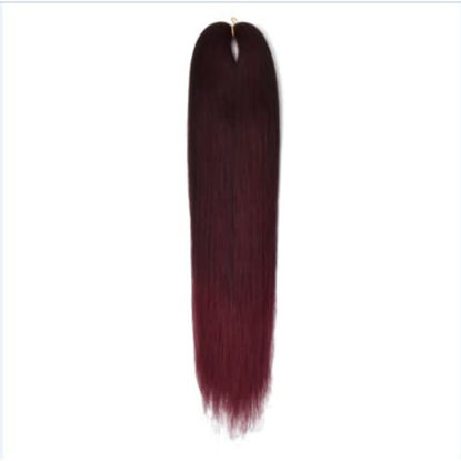 Picture of Dosso Beauty Pre-stretched Hypoallergenic Braiding Hair (28", #1B/39J)
