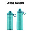 Picture of Pogo BPA-Free Plastic Water Bottle with Chug Lid, Blue Atoll, 32 oz.