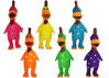 Picture of Multipet's 11.5-Inch Latex Polka Dot Globken Chicken Dog Toy, Assorted Color - 1 Count
