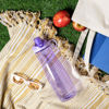 Picture of Pogo 40oz Plastic Water Bottle with Chug Lid and Carry Handle, Reusable, BPA Free, Dishwasher Safe, Perfect for Travel, School, Outdoors, and Gym, Lilac