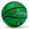 Picture of Champion Sports Rubber Intermediate Basketball, Heavy Duty - Pro-Style Basketballs, Premium Basketball Equipment, Indoor Outdoor - Sports Education Supplies (Size 6, Green) , 28.5" Diameter