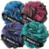 Picture of Loofah Sponge Bath Sponge for Women Men 4 Pack (Purple Blue Red Green)