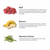 Picture of Pet Jerky Factory Premium Beef and Banana 12 oz. Dog Jerky Treats | 100% Human Grade | USA Made | High Protein | Grain Free | Limited Ingredients | No Filler | BHA-BHT Free | Soft-Tender