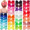 Picture of CÉLLOT 30 Pieces 6 Inch Hair Bows for Girls Clips Grosgrain Ribbon Boutique Hair Bow Alligator Clips For Girls Teens Toddlers Kids