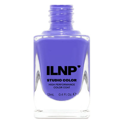 Picture of ILNP Hi-Score - Electrifying Blue-Violet Cream Nail Polish, Studio Color High Performance Color Coat