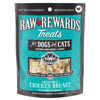 Picture of Northwest Naturals Raw Rewards Freeze-Dried Chicken Breast Treats for Dogs and Cats - Bite-Sized Pieces - Healthy, 1 Ingredient, Human Grade Pet Food, All Natural - 3 Oz (Packaging May Vary)