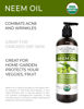 Picture of velona Neem Oil USDA Certified Organic - 16 fl oz | 100% Pure and Natural Carrier Oil | Virgin, Unrefined, Cold Pressed | Hair, Body and Skin Care | Use Today - Enjoy Results