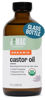 Picture of J MAC BOTANICALS, Organic Castor Oil Cold Pressed (Glass Bottle, 8 oz) pure unrefined, hexane free for face, skin, eyelashes, pack wraps, pads