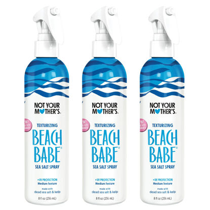 Picture of Not Your Mother's Beach Babe Sea Salt Spray (3-Pack) - 8 fl oz - Texturizing Spray for Tousled Hair - Add Texture and Grit to Hair with a Matte Finish
