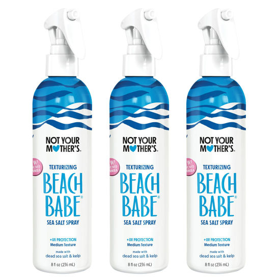 Picture of Not Your Mother's Beach Babe Sea Salt Spray (3-Pack) - 8 fl oz - Texturizing Spray for Tousled Hair - Add Texture and Grit to Hair with a Matte Finish