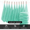 Picture of Microfiber Facial Cloths Fast Drying Washcloth 12 pack - Premium Soft Makeup Remover Cloths - Aqua Green