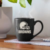Picture of Rico Industries NFL Football Cleveland Browns Alternate 16 oz Team Color Laser Engraved Speckled Ceramic Coffee Mug