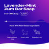 Picture of Zum Bar Goat's Milk Soap - Lavender-Mint - 3 oz (3 Pack)