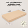 Picture of 2-Pack Organic Crib Sheets for Boys, Girls - Jersey Fitted Crib Sheet, Baby Crib Sheets Neutral, Crib Mattress Sheet, Cotton Crib Sheets, Breathable Crib Sheet, Baby Mattress Sheets (Toasty)