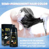 Picture of IIIMEIDU Hair Dye Shampoo for Gray Hair Coverage, 3 in 1 Natural Black Dye for Women Men, 500ml