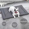 Picture of Washable Dog Bed Mat Reversible Dog Crate Pad Soft Fluffy Pet Kennel Beds Dog Sleeping Mattress for Large Jumbo Medium Small Dogs, 21 x 13 Inch, Gray