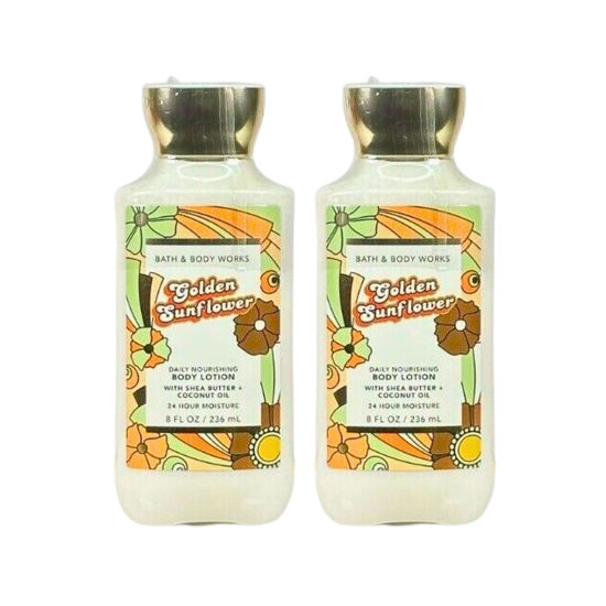 Picture of Bath & Body Works Body Lotion Pack of 2, 8oz Each (Golden Sunflower)