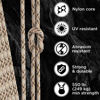 Picture of TECEUM Paracord Type III 550 Desert Camo - 200 ft - 4mm - Tactical Rope MIL-SPEC - Outdoor para Cord - Camping Hiking Fishing Gear - EDC Parachute Cord - Strong Survival Rope 280