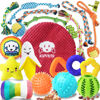 Picture of KIPRITII Puppy Toys for Dog Teething-25 Pack Assorted Puppy Dog Chew Toys for Boredom with Rope Toys, Dog Treat Balls & Dog Toy for Puppy and Small Dogs