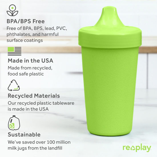 GetUSCart- Re Play Made in USA 10 Oz. Sippy Cups for Toddlers (4-pack ...