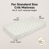 Picture of 2-Pack Crib Sheets for Boys,Girls - Viscose Derived from Bamboo Fitted Crib Sheet, Organic Baby Crib Sheets, Crib Mattress Sheet,Toddler Bed Sheets,Baby Sheets for Crib Fitted Sheets(Nibbles/Bruce)